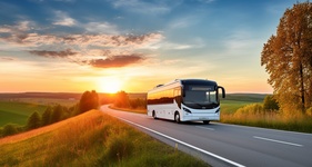 Homer NY motorcoach bus for 30 to 56 passengers, long trips and big groups